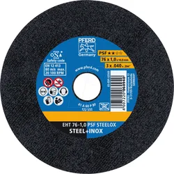 PFERD 69121091 - Trennscheiben EHT 125-1,0 PSF STEELOX, 10er Pack
