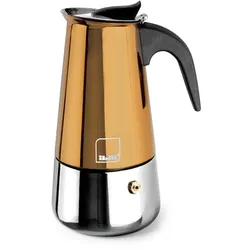 IBILI - Mocha Cupra Express-Kaffeemaschine, 4 Tassen, 185 ml, Edelstahl, Geeignet für Induktion