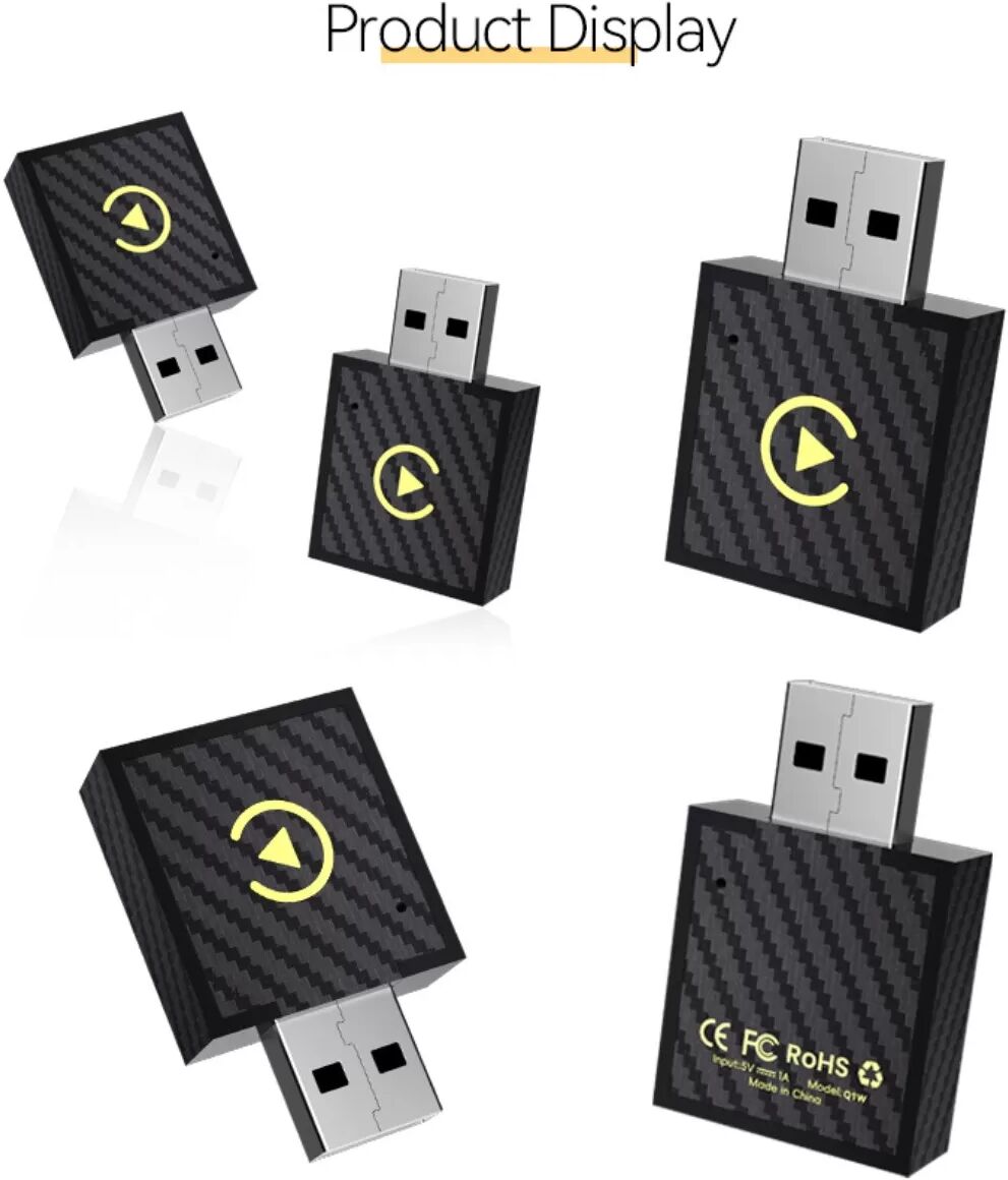 INF Smart Carplay & Android Auto Kabelloser Adapter: 2-in-1 Lösung