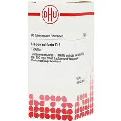 Hepar Sulf D 6 80 ST