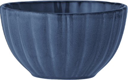 Bloomingville Latina Skål 12 Cm, Mørkeblå Stentøj