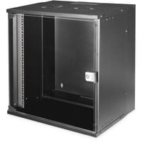 Wandgehäuse SOHO PRO , IT-Schrank schwarz, 12 Höheneinheiten