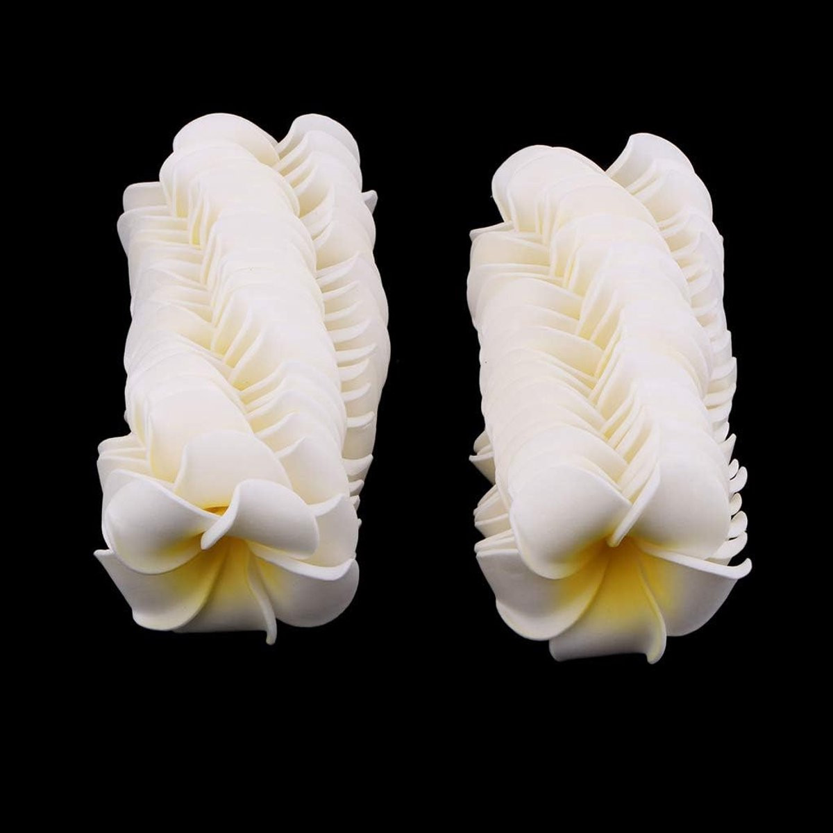 Plumeria Foam Bloem Wit - Enkele Laag - 4 cm