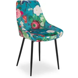 Stuhl EASTSIDE FLOWER FEVER (BHT 48x86x55 cm) - BHT 48x86x55 cm