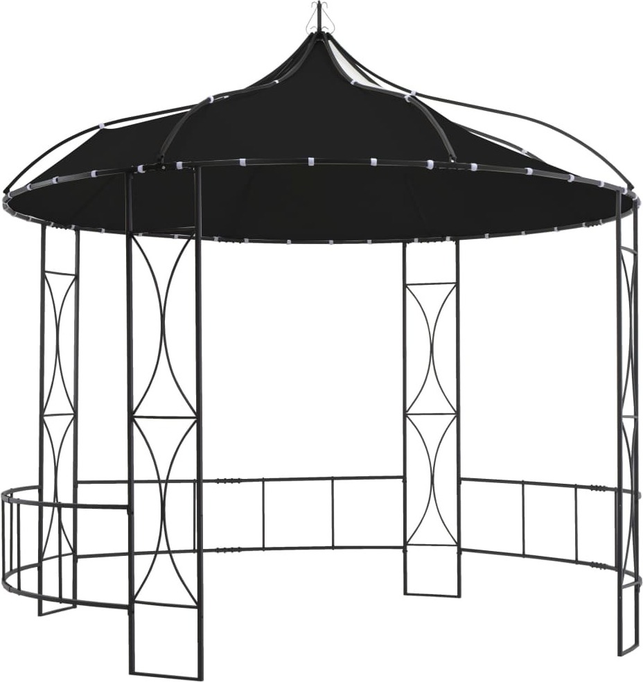 The Living Store Pavillon 300 x 290 cm Anthrazit Rund