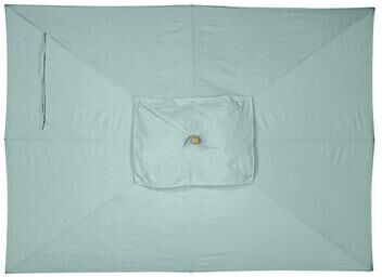 Rectangular Patio Umbrella - Select Colors - Canvas Spa Sunbrella, Black - Ballard Designs