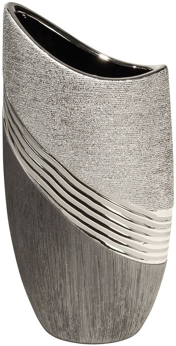 Omgoods Moderne Decoratieve Keramische Vaas, 30 cm