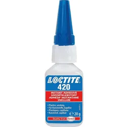 Sofortklebstoff für Kunststoffe LOCTITE 420 (kapillar) 20g Dosierflasche