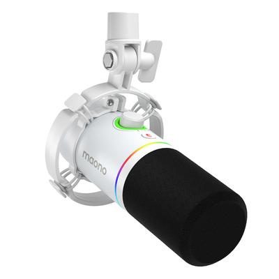 Dynamic Microphone For Podcasting Streaming Gaming & Recording pd200x white