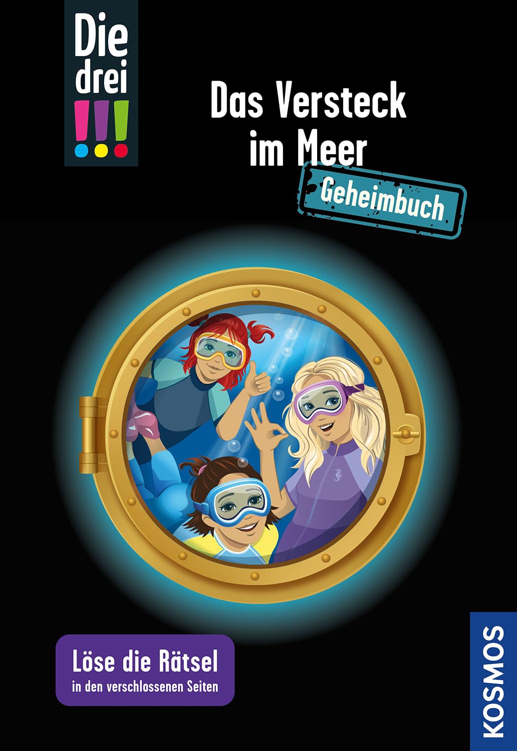 Anne Scheller - Die drei !!!, Das Versteck im Meer: Interaktives Geheimbuch mit verschlossenen Seiten zum Auftrennen: Spannende Rätsel in der zauberhaften Unterwasserwelt für Krimi-Fans ab 10 Jahren. - Preis vom 04.10.2026 03:51:26 h