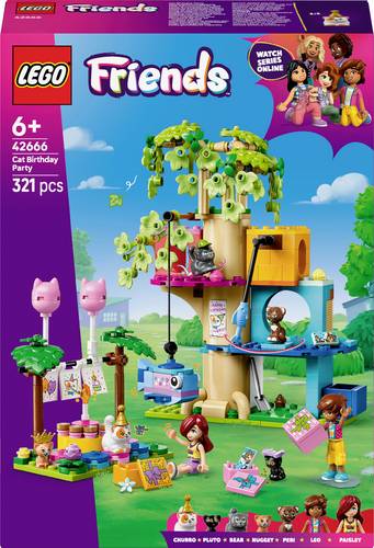 42666 LEGO FRIENDS Katzengeburtstagsparty & Baumhaus