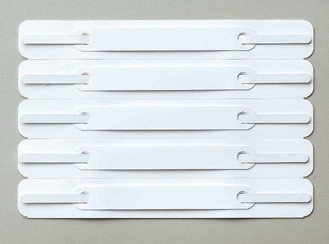 MOOG & LANGENSCHEIDT Heftstreifen, selbstklebend für DIN A4 weiß 107LW-25