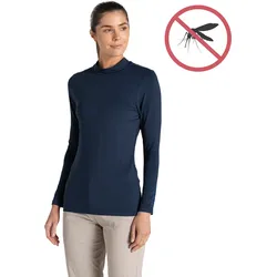 Craghoppers Mock NosiLife Neck, langarm, navy