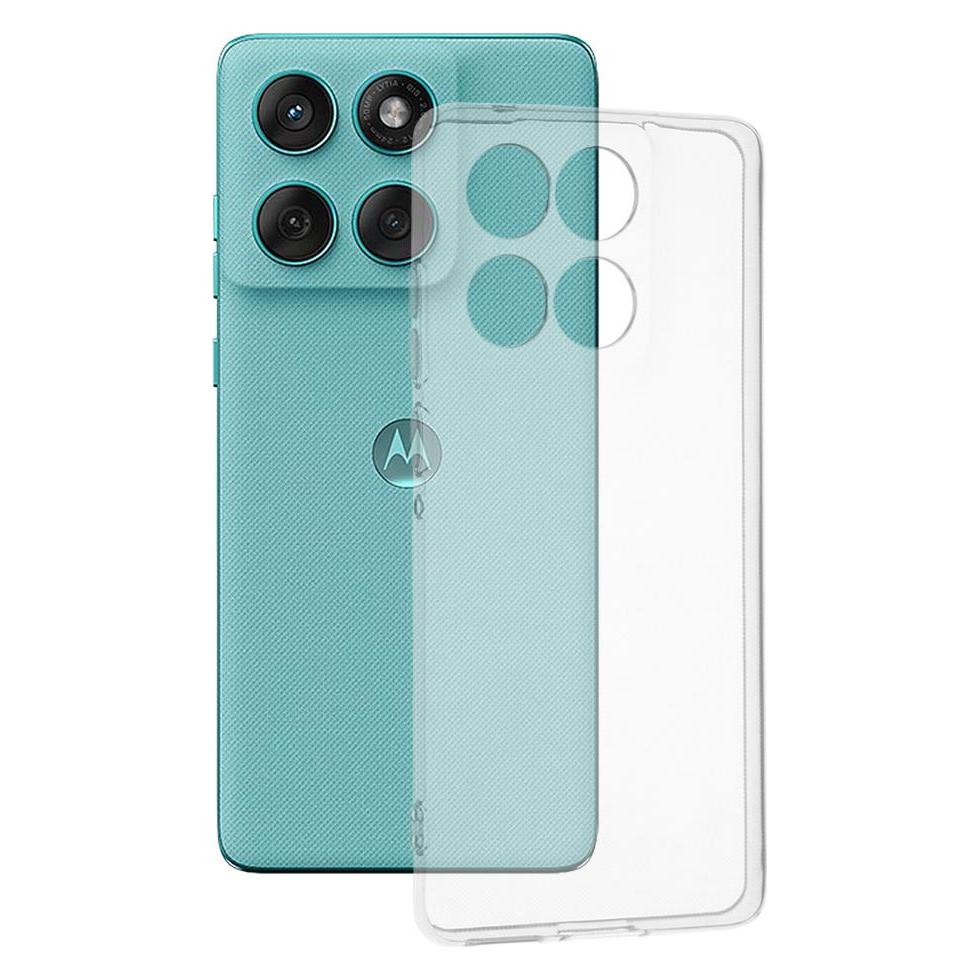 Techsuit - Clear Silicone - Motorola Edge 60 Fusion - Transparent (Motorola Edge 60, Motorola Edge 60 Fusion) (57494015)