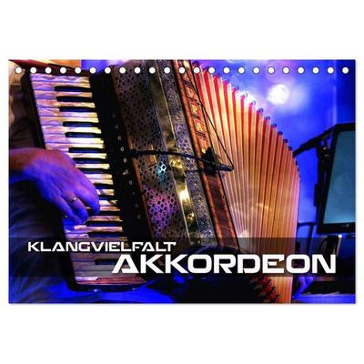 Klangvielfalt Akkordeon (Tischkalender 2027 DIN A5 quer), CALVENDO Monatskalender