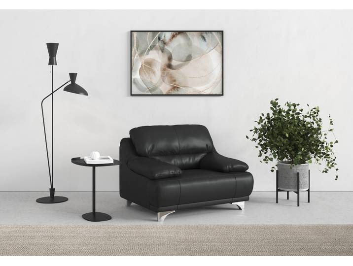 Sessel COTTA Maranello , schwarz, B:118cm H:86cm T:93cm, Sessel, Sessel