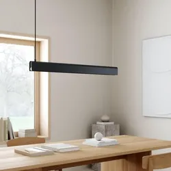 Design For The People Beau 100 skandinavische Pendelleuchte Schwarz angenehmes warmweiß