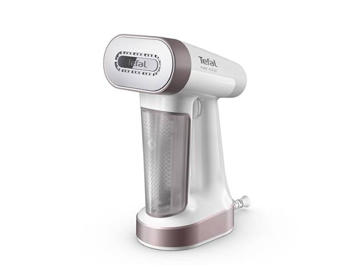 Tefal Pure Force 2-in-1 Dampfbürste, vertikal Dampfen, horizontal Bügeln, 12 Min. ununterbrochenen Dampf, 4 Stufen, Boost-Funktion, beseitigt 99,99 Prozent der Bakterien, 25 Sek. Aufheizzeit, DT8720E0