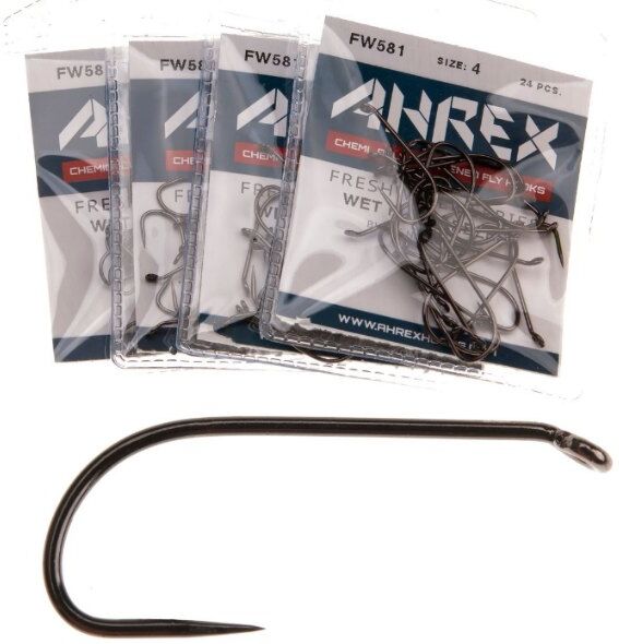 Ahrex Fw581 Wet Fly Hook Barbless-4