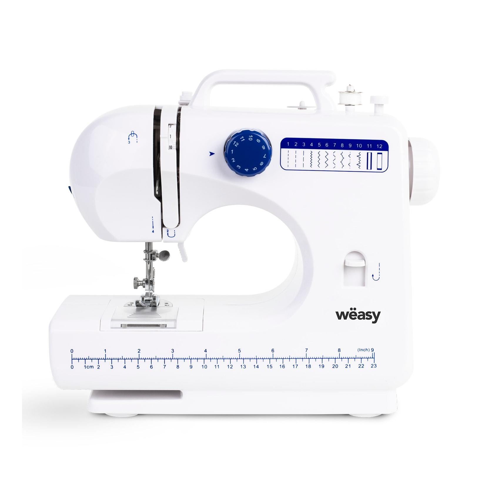 Wëasy SW45 Nähmaschine / 12 programmierte Nähmuster / Automatische Aufspulung