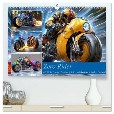 Zero Rider (hochwertiger Premium Wandkalender 2027 DIN A2 quer), Kunstdruck in Hochglanz