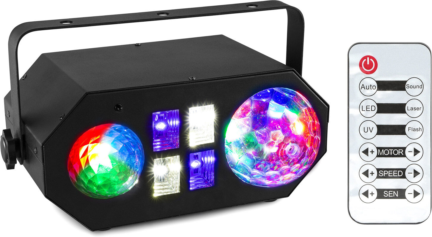 Beamz Ledwave Led Jellyball, Wasserwelle Und Uv-Effekt
