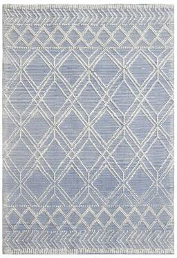 Domani Row Recycled Fiber Distressed Boho Textured Rug