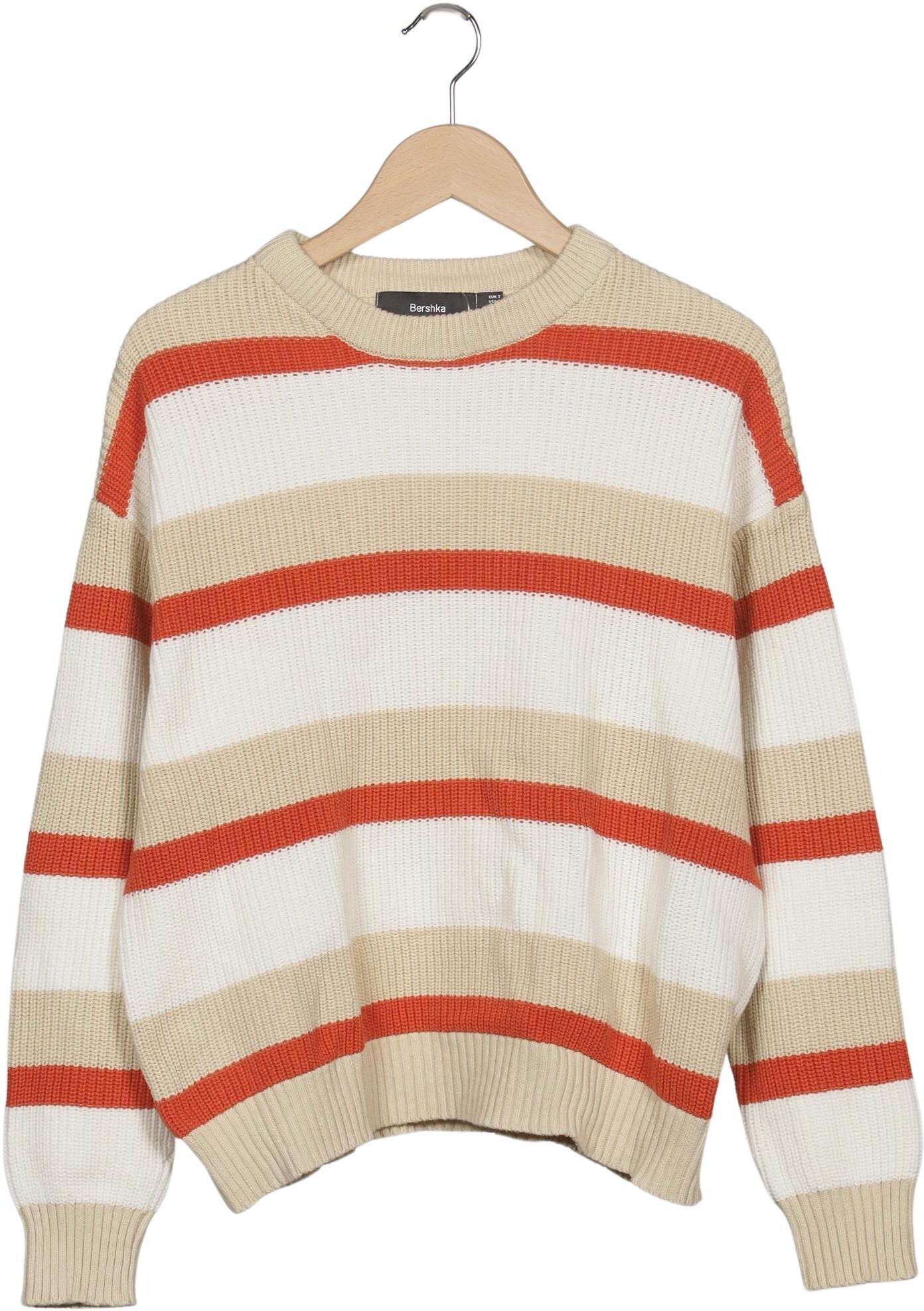 bershka Herren Pullover, Mehrfarbig, Gr. S, Baumwolle - Second Hand