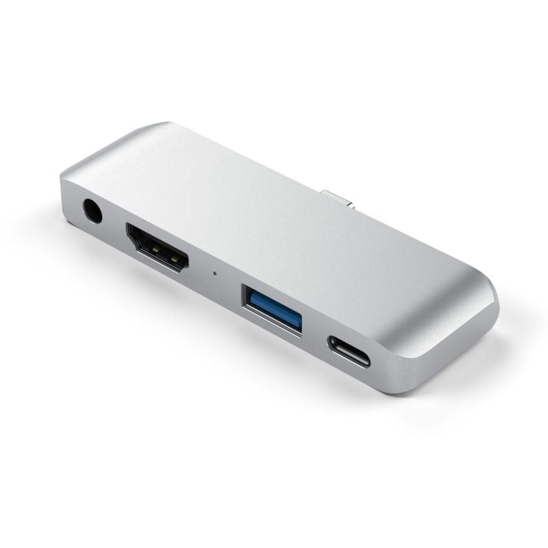Satechi Aluminum Type-C Mobile Pro Hub für iPad Pro Silber ST-TCMPHS
