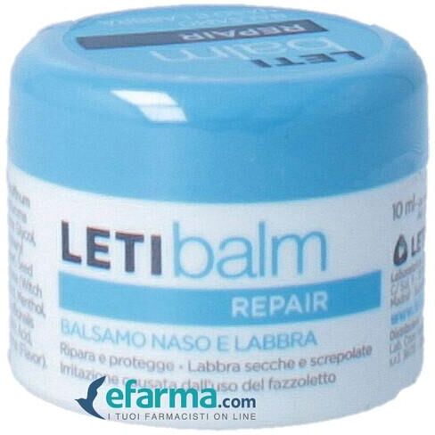 Sella Leti Balm Adulti Balsamo Idratante Naso E Labbra Secche Vasetto 10 ml