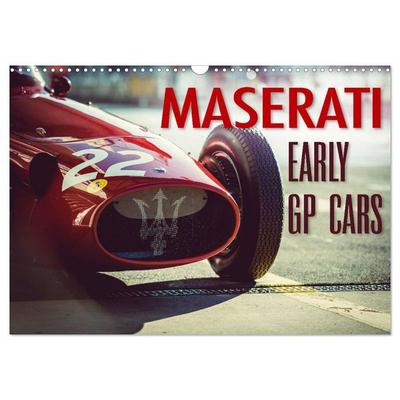 Maserati - Early GP Cars (Wall Calendar 2026 DIN A3 landscape), CALVENDO 12 Month Wall Calendar