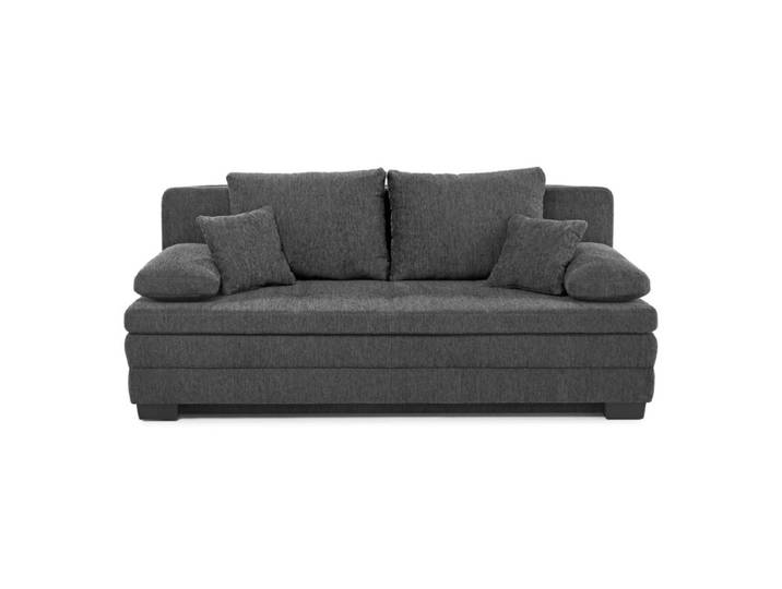 Trendstore Jonah Schlafsofa mit Bettkasten - Chenille dunkelgrau