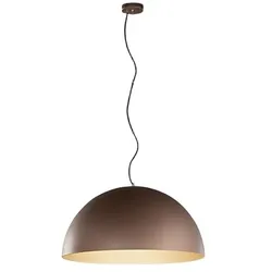 10S48560 MM Metall-Pendelleuchte, Gestell aus metallbraunem und mattgoldenem Stahl, Durchmesser 50 cm, E27-Fassung, 60 W - Perenz