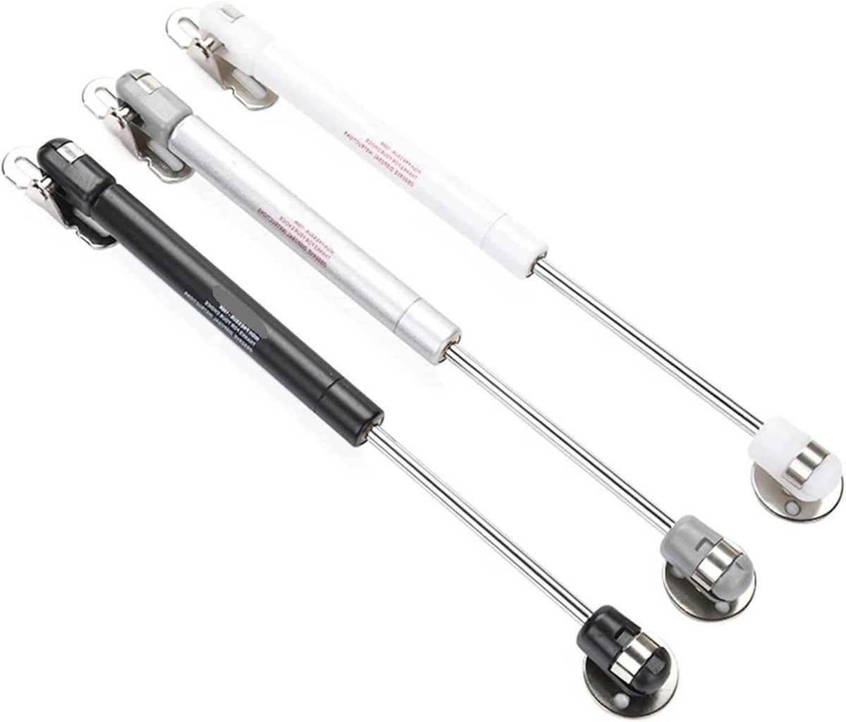 Wit Hydraulisch Scharnier voor Keukenkast - Verstelbare Gasveer voor Kastdeur - 6-15KG