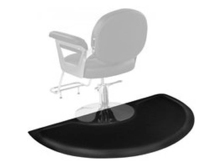 VEVOR Tapis de Chaise de Salon Coiffure, 1520x910x13 mm, Tapis de Sol Salon Coiffeur Anti-fatigue pour Base de Chaise Circulaire, avec Surface PVC, Facile à Nettoyer, Bords Biseautés Anti-trébuchement