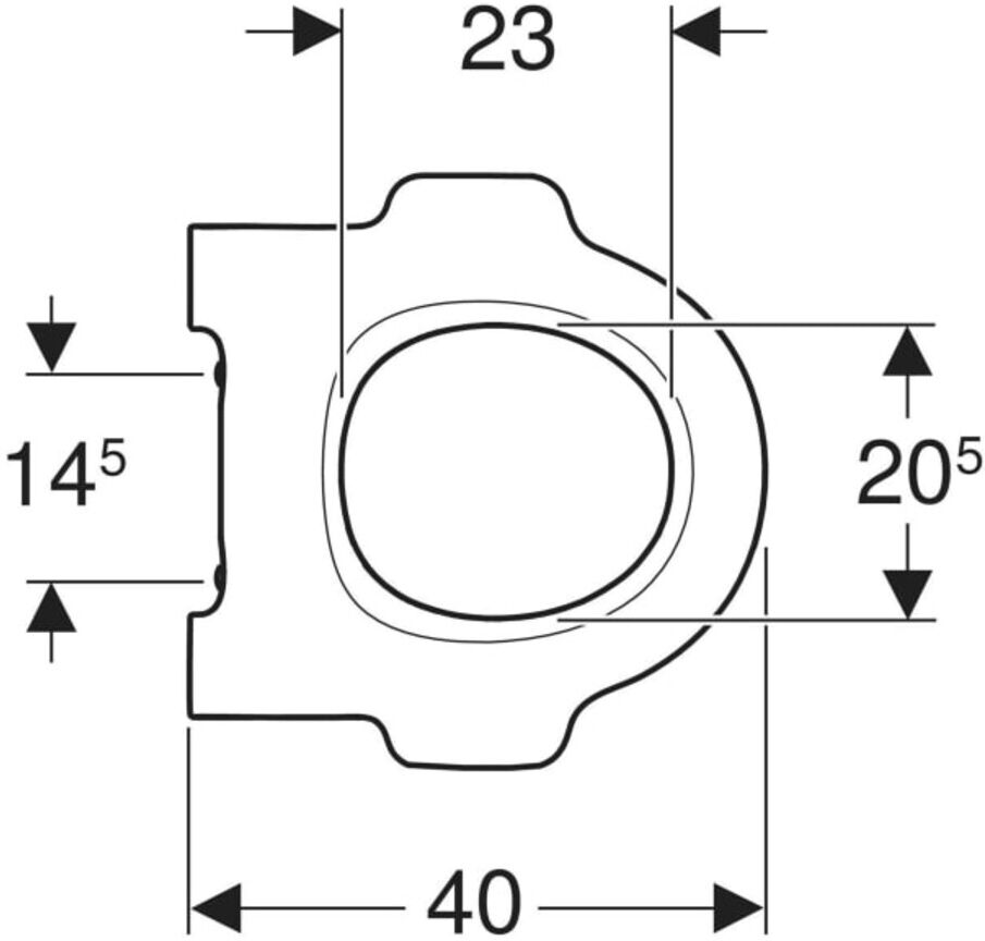Geberit WC-Sitzring Bambini mit Stützfunktion, für Kinder, waldgrün (502971791)