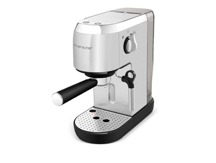 Riviera-et-Bar BCE350 Espressomaschine, kompakt, Edelstahl