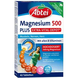 Abtei Magnesium 500 PLUS  42 St Tabletten