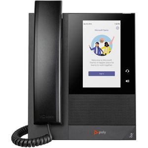 Poly HP CCX 400 Microsoft Teams Telefon, schwarz, schnurgebunden