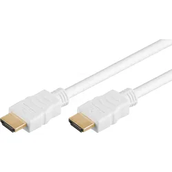 GOOBAY 61024 - High-Speed-HDMITM-Kabel mit Ethernet, 10 m, weiß