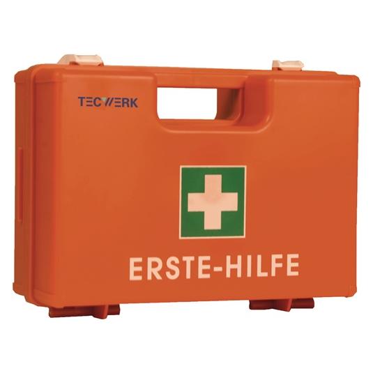 Tecwerk Erste Hilfe Koffer BAUBRANCHE B260xH170xT110ca.mm orange (Erste Hilfe Set Zubehör) (2000386040)