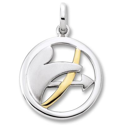 Sternzeichenanhänger ONE ELEMENT "Schütze Sternzeichen Anhänger aus 925 Silber", silber, Schmuckanhänger, Damen, Schütze, Silber 925 (Sterlingsilber), Sinnbild Ihrer Persönlichkeit – eine schöne Idee zum Verschenken