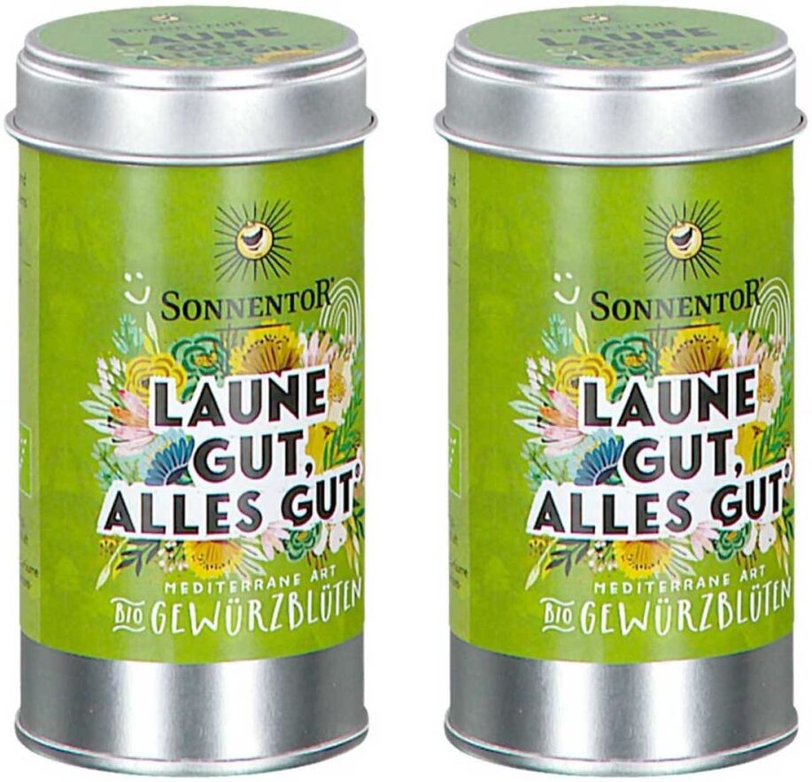 SonnentoR Laune gut, alles gut Gewürz Blüten Zubereitung bio 2x25g