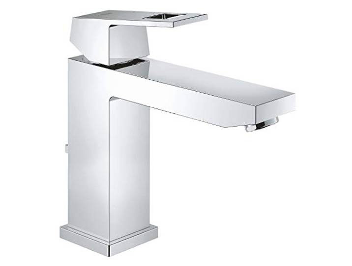 GROHE Eurocube\, mitigeur lavabo avec vidage à tirette Robinet salle de bains\, avec cartouche céramique\, montage facile (chrome\, 23445000)