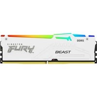 DIMM 32 GB DDR5-6000 , Arbeitsspeicher weiß, KF560C36BWEA-32, FURY Beast RGB, AMD EXPO
