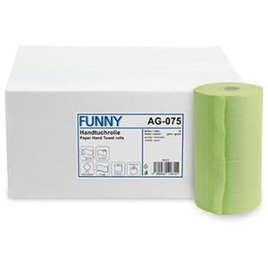 Funny Handtuchrollen AG-075, 2-lagig, grün, 23cm x 54m, 9 Rollen