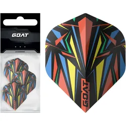 3er Pack GOAT Darts Athlete Flights red