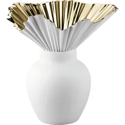 Falda Vase 27 cm goldfarben
