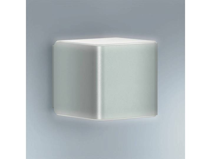 STEINEL L 840 SC Sensor-Außenwandleuchte, silber, alu / grau / zink, Kunststoff, Modern, Smart Home Wandleuchte außen