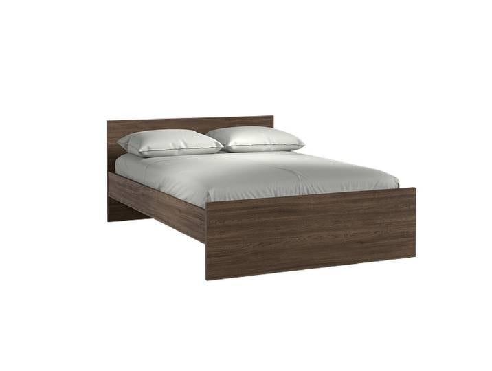 Bett NAIA 140x200cm spanplatte eiche dunkel
